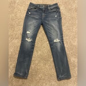 American Eagle Flex Men’s straight leg distressed jean 32W 30L